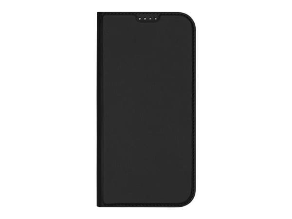 Dux Ducis Skin Pro-deksel til iPhone 16 Pro med flip og kortholder - svart
