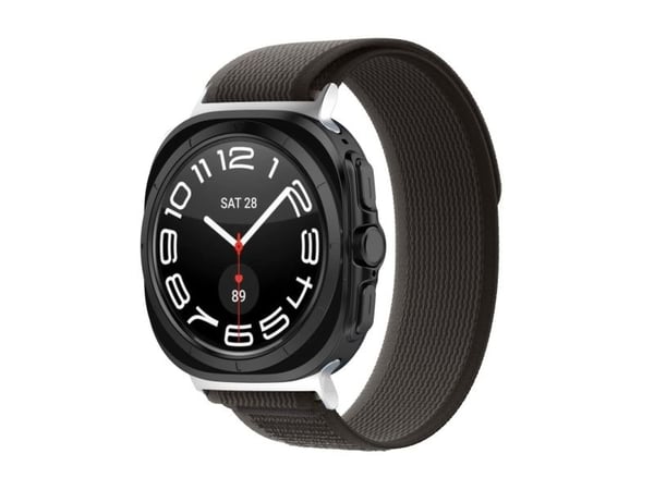 Tech-Protect nylon til Samsung Galaxy Watch Ultra (47 mm) svart/orange