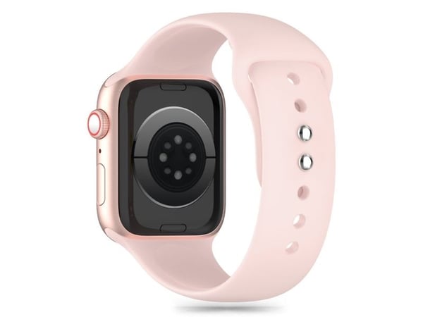 Armbånd Apple Watch 3 / 4 / 5 / 6 / 7 / 8 / 9 / SE (38 / 40 / 41 mm) Tech-Protect Silikon Lys Rosa