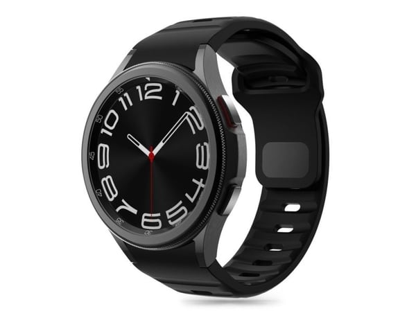 Armbånd Samsung Galaxy Watch 4 / 5 / 5 Pro / 6 / 7 / FE Tech-Protect silikon svart