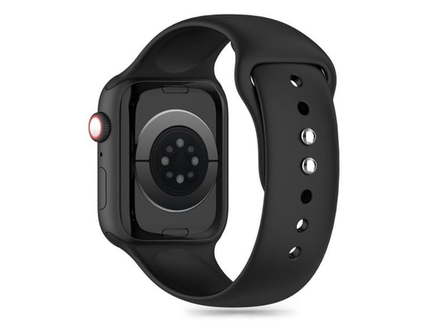 Armbånd Apple Watch 3 / 4 / 5 / 6 / 7 / 8 / 9 / SE (38 / 40 / 41 MM) Tech-Protect silikon svart