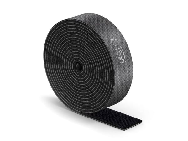 Tech-Protect TECH-PROTECT VELCRO CABLE ORGANIZER 300CM BLACK