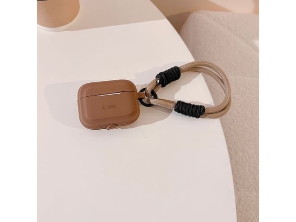 Tech-Protect TECH-PROTECT SILICONE ROPE APPLE AIRPODS PRO 1 / 2 CHOCOLATE BROWN