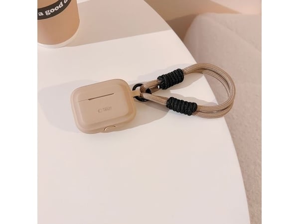 Tech-Protect silikonrepskydd för Apple AirPods Pro 1/2 CAFE LATTE
