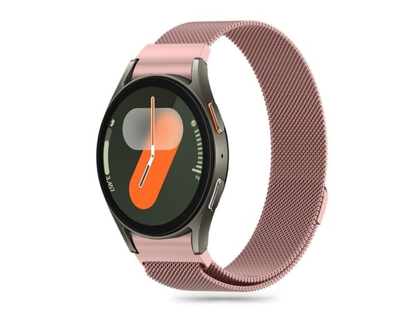 Tech-Protect reim til SAMSUNG GALAXY WATCH 4/5/5 PRO/6/7/FE Milanese-lenke rosa gull