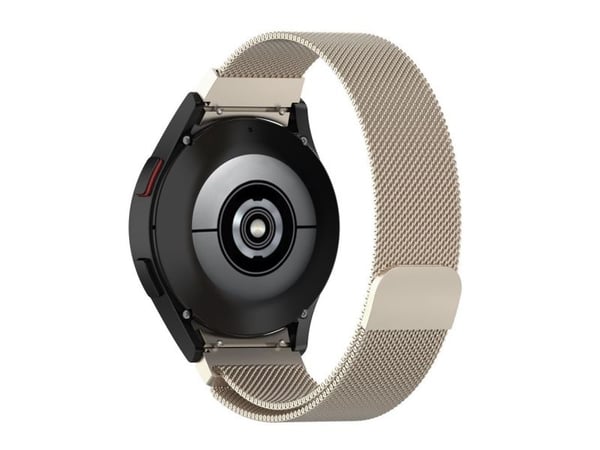 Rannekoru Samsung Galaxy Watch 4 / 5 / 5 PRO / 6 / 7 / FE Tech-Protect Milaneseband Starlight gold