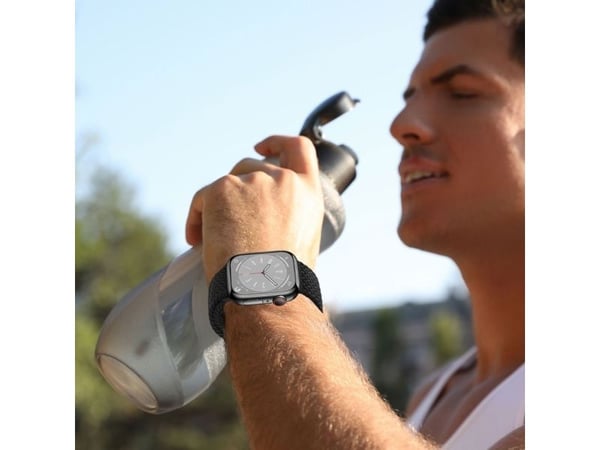 Tech-Protect TECH-PROTECT nylonreim til Apple Watch 4 / 5 / 6 / 7 / 8 / 9 / SE / ULTRA 1 / 2 (42 / 44 / 45 / 49 MM) MONTEGO BLUE