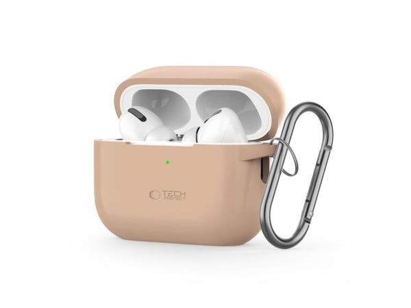 Tech-Protect silikondeksel Apple AirPods Pro 1/2 - kaffe latte