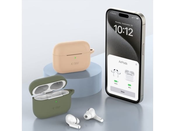 Tech-Protect silikondeksel Apple AirPods Pro 1/2 - kaffe latte