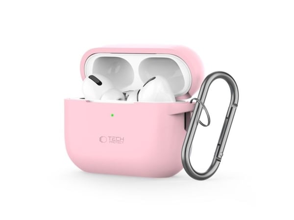 Tech-Protect silikonhänge till Apple AirPods Pro 1/2 Dusty Pink