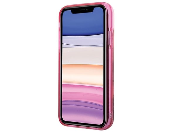 Karl Lagerfeld Karl Lagerfeld Karl Lagerfeld KLHCN61LNKHCP iPhone 11/ XR różowy/pink kovakotelo Glitter Karl Head