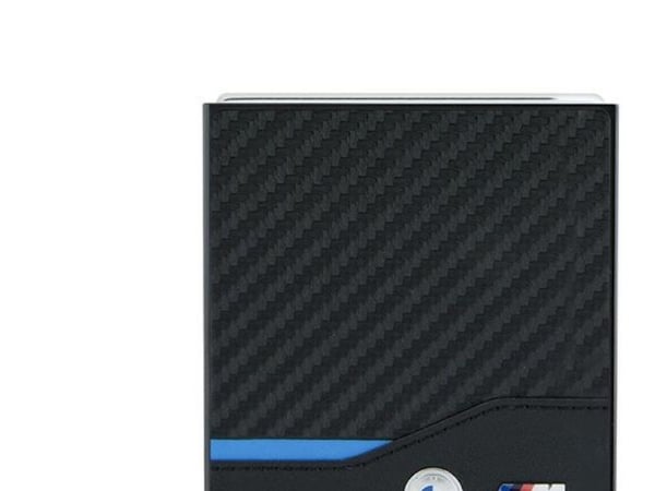 BMW BMW BMHCZF622NBCK Z Flip6 F741 svart/svart hardcase Carbon Blue Line