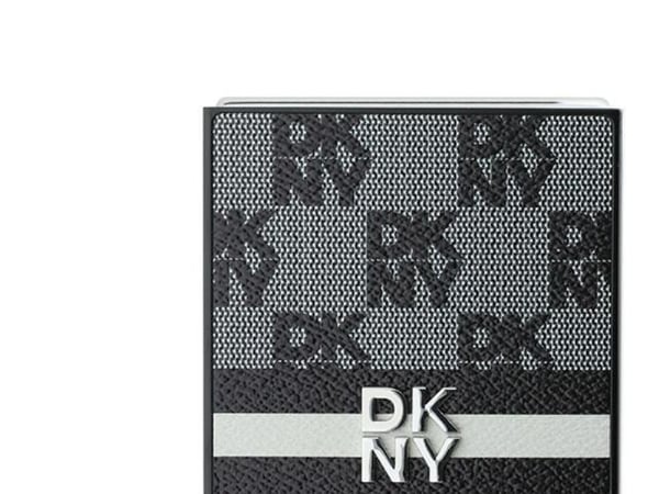 DKNY DKHCZF6PCPTSSK Z Flip6 F741 deksel svart/black Chequered Pattern Printed Stripes