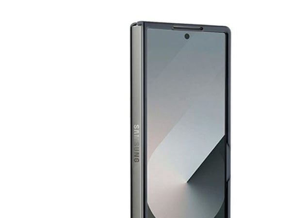 Guess 4G glitter script-skal till Samsung Galaxy Z Fold 6 - svart
