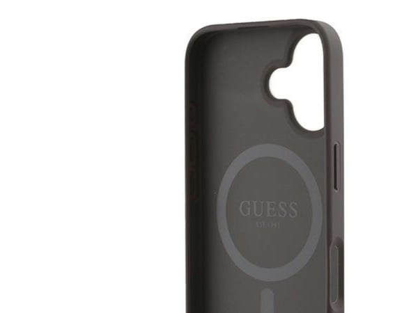 Guess Guess GUHMP16MG4GFRW iPhone 16 Plus 6.7" brazowy/brown hardcase 4G Ring Classic Logo MagSafe