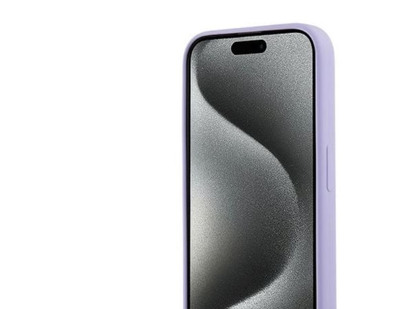 Karl Lagerfeld Karl Lagerfeld KLHMP15LSCMKCRHU iPhone 15 Pro 6.1" fioletowy/purple hardcase Silicone KC Heads Ring MagSafe