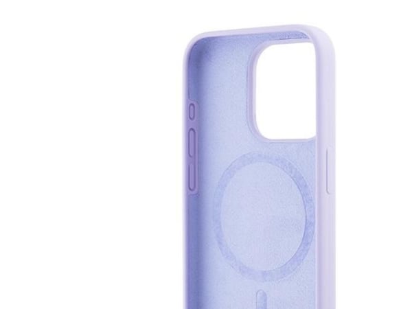 Karl Lagerfeld Karl Lagerfeld KLHMP15LSCMKCRHU iPhone 15 Pro 6.1" fioletowy/purple hardcase Silicone KC Heads Ring MagSafe