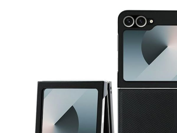 Mercedes lær-tre-look MagSafe-deksel for Samsung Galaxy Z Flip 6 - sort