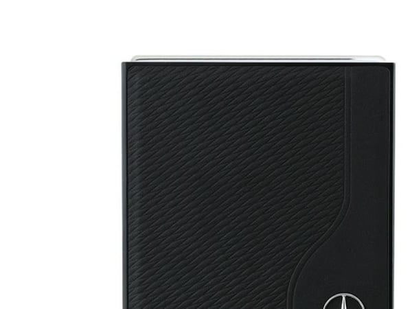 Mercedes lær-tre-look MagSafe-deksel for Samsung Galaxy Z Flip 6 - sort