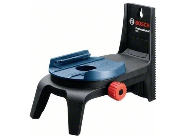 Bosch RM 2, Fästanordning för laservattenpass, Svart, Blå, Golv, Vägg, GLL 2-10, GCL 2-15, GCL 2-15 G, GCL 2-50, GCL 2-50 C/CG, 150 mm, 113 mm