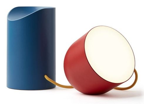 LEXON Orbe, Blå, Rød, Gult, Akrylonitril-butadien-styren (ABS), Aluminium, Glass, Soverom, Barnerom, Korridor, Bord, Kontor, IPX4, 1 ampuller, LED