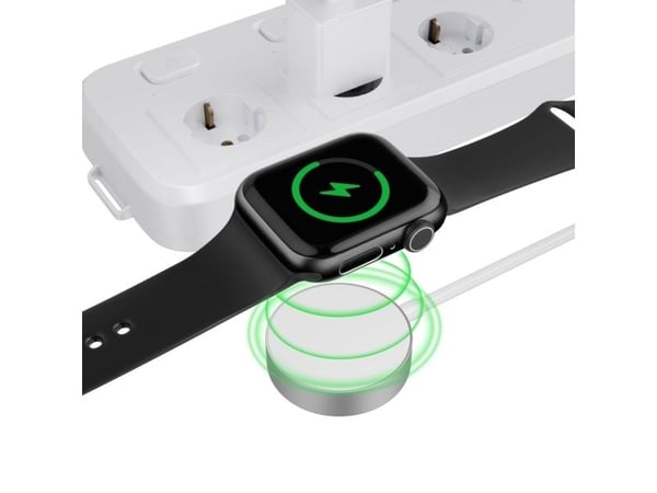 Tech-Protect laddare för Apple Watch Ultraboost Magnetic Charging 120 cm - vit