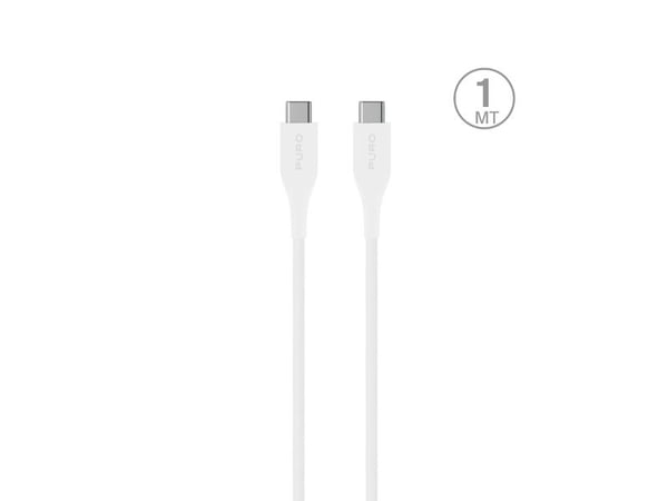 PURO CUSBCUSBC2MTWHI, 2 m, USB C, USB C, USB 2.0, Valkoinen