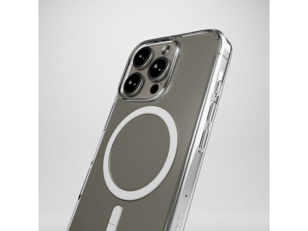 Puro Impact Clear D3O MagSafe silikondeksel til iPhone 16 Pro - gjennomsiktig