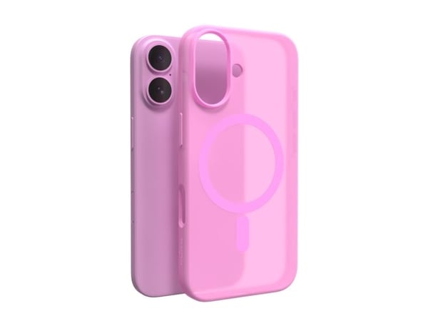 Puro Daylight MagSafe silikonikotelo iPhone 16:lle - vaaleanpunainen