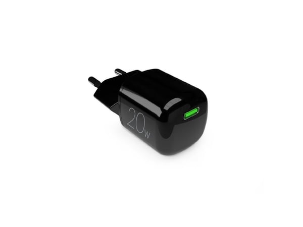 PURO PUFCMTCUSBC20WGBLK, Innendørs, AC, 12 V, Trådløs lading, Sort