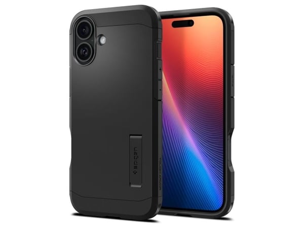 Spigen Tough Armor AI MagFit - Baksidedeksel for mobiltelefon - MagSafe-samsvar - polykarbonat, termoplast-polyuretan (TPU), støtskum - svart - for...