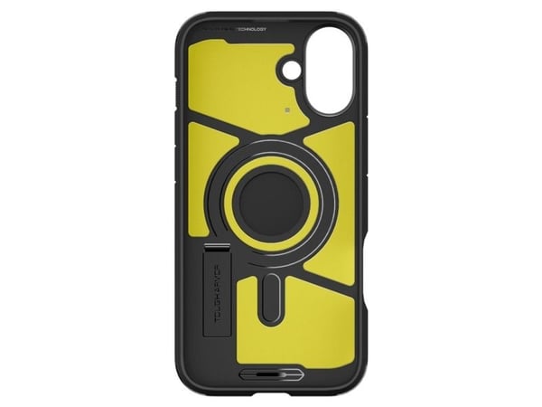 Spigen Tough Armor AI MagFit - Baksidedeksel for mobiltelefon - MagSafe-samsvar - polykarbonat, termoplast-polyuretan (TPU), støtskum - svart - for...