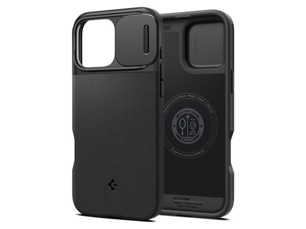 Spigen Optik Armor (MagFit), Etui, Apple, iPhone 16 Pro Max, 17,5 cm (6.9"), Svart
