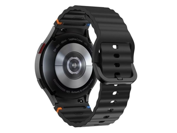 Tech-Protect SILICONE SPORT rem til Samsung Galaxy Watch 4 / 5 / 5 PRO / 6 / 7 / FE | svart