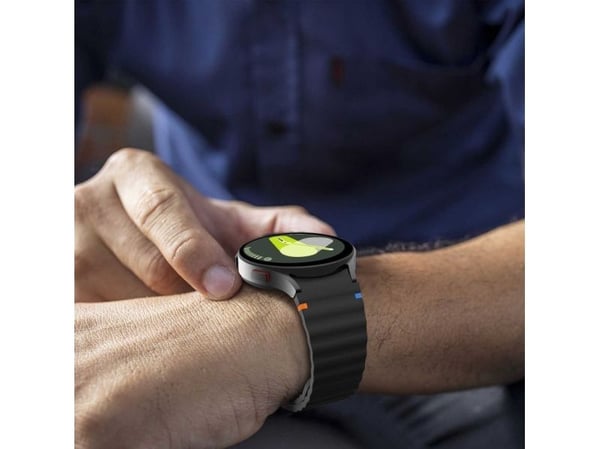 Tech-Protect SILICONE SPORT rem til Samsung Galaxy Watch 4 / 5 / 5 PRO / 6 / 7 / FE | svart