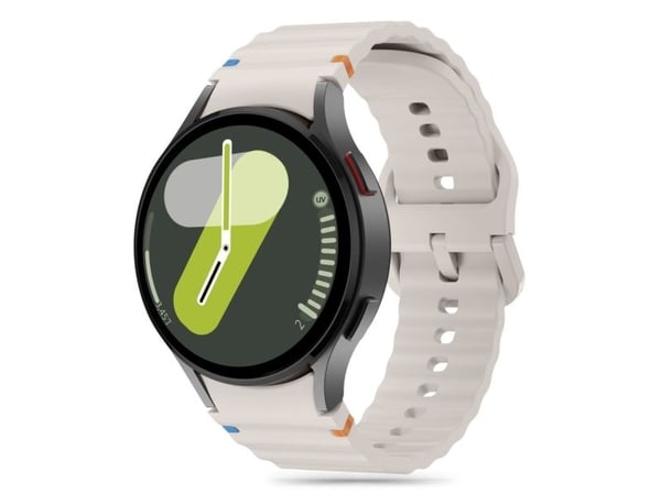 Tech-Protect silikonreim SPORT til Samsung Galaxy Watch 4/5/5 Pro/6/7/FE StarLight