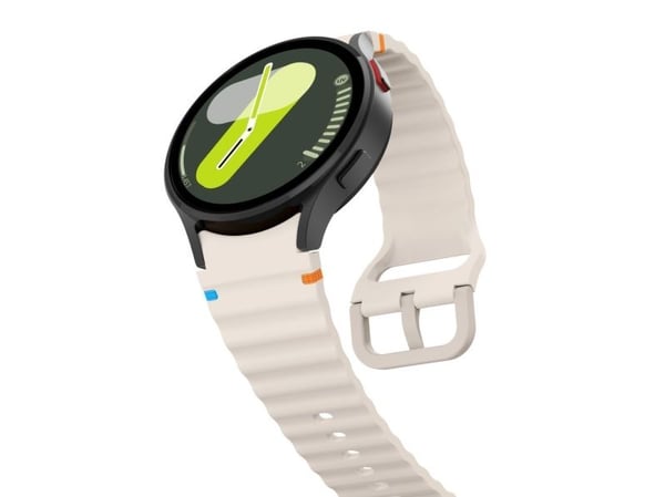 Tech-Protect silikonreim SPORT til Samsung Galaxy Watch 4/5/5 Pro/6/7/FE StarLight