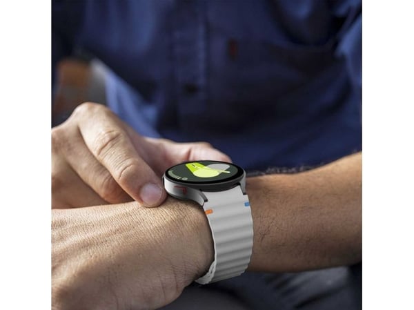 Tech-Protect silikonreim SPORT til Samsung Galaxy Watch 4/5/5 Pro/6/7/FE StarLight