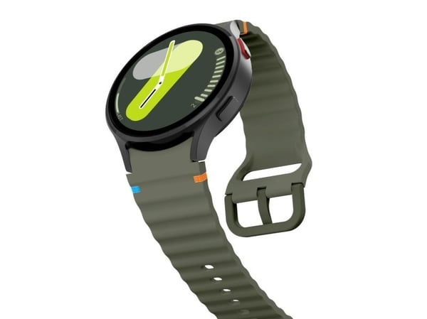 Tech-Protect silikonreim Sport til Samsung Galaxy Watch 4/5/5 Pro/6/7/FE Army Green