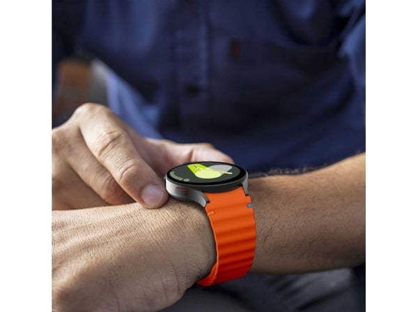 Tech-Protect silikon sportreim til Samsung Galaxy Watch 4/5/5 Pro/6/7/FE – oransje