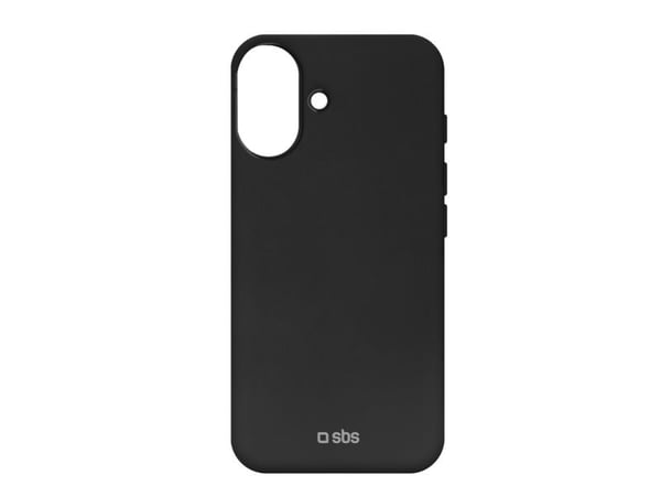 SBS TED3OBKCOVIP1661, Suojus, Apple, iPhone 16, 15,5 cm (6.1"), Musta