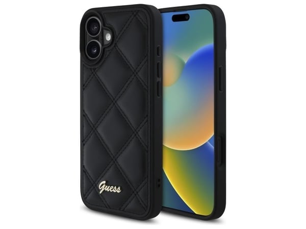Guess tikattu metalli-logo kansi iPhone 16 Plus - lajitella - lajitella