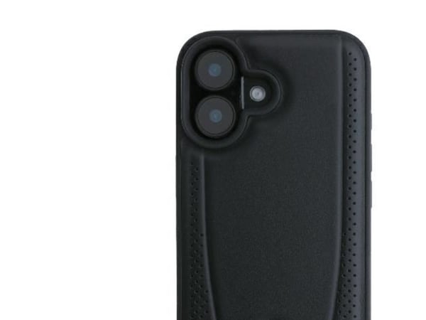 Mercedes lær Urban iPhone 16 Plus-deksel - svart