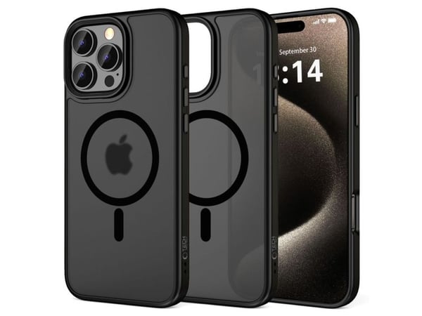 Hurtel Tech-Protect MagMat MagSafe-skal för iPhone 16 Pro - svart