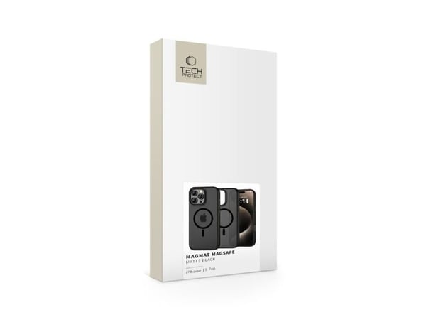 Hurtel Tech-Protect MagMat MagSafe-skal för iPhone 16 Pro - svart