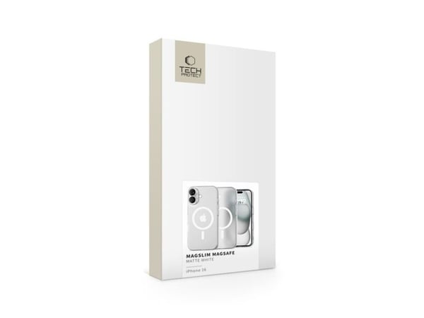 Tech-Protect MagSlim MagSafe iPhone 16-deksel - svart