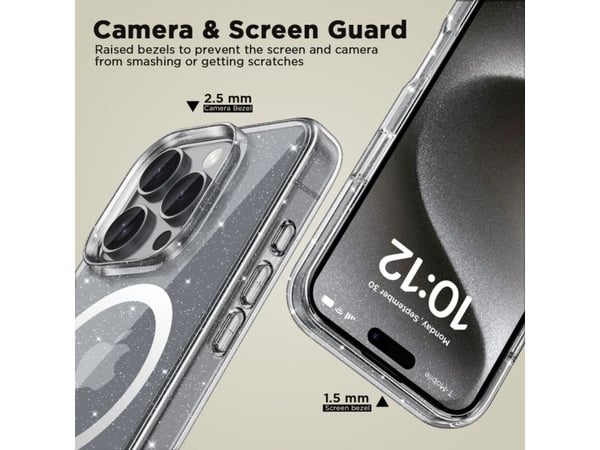 Tech-Protect FlexAir hybrid MagSafe-etui til iPhone 16 Pro - klar