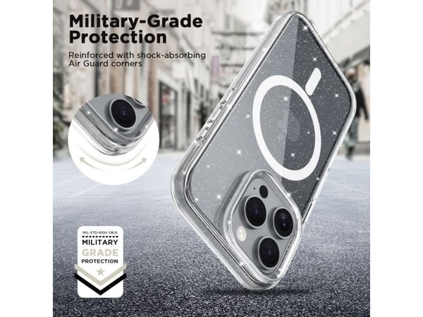 Tech-Protect FlexAir hybrid MagSafe-etui til iPhone 16 Pro - klar
