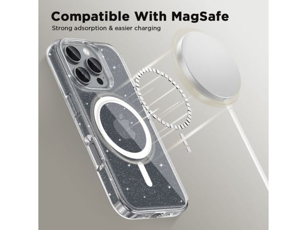 Tech-Protect FlexAir hybrid MagSafe-skal för iPhone 16 Pro Max - transparent