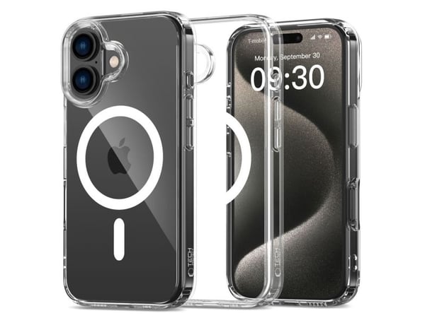 Tech-Protect FlexAir hybrid MagSafe iPhone 16-skal - klar